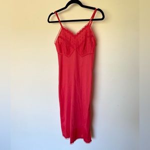 Vintage Bright Red Slip